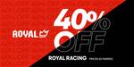 Extra 15% off Royal Racing Apparel with Code + $11.66 Shipping ($0 with $99 Order) @ Crooze