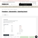 [NSW] 30% off Storewide (5pm-9pm Wed 13 Dec) - Booking Required @ Freedom Furniture, Alexandria