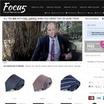 $25 Silk Ties & $20 Cufflinks from FocusTies.com.au ($5 off Each Item Coupon Code)