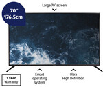 Bauhn 70" 4K Ultra HD Smart TV (with webOS) $629 @ ALDI