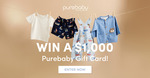 Win a $1,000 Gift Voucher or 1 of 5 $100 Gift Vouchers from Purebaby
