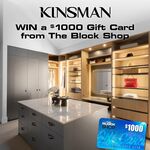 Win a $1000 The Block Shop Gift Card from Kinsman + The Block Shop