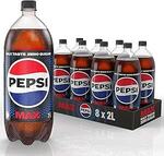 Pepsi Max Zero Sugar Cola Soft Drink, 8 x 2L $22.50 ($20.25 S&S) + Delivery ($0 with Prime/ $59 Spend) @ Amazon AU