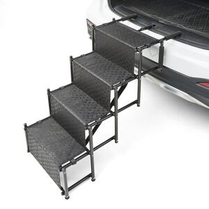 Pet Folding Car Stairs $15, Pet Elevated Bed with Canopy $19 + Delivery ($0 C&C/ in-Store/ OnePass/ $65 Spend) @ Kmart