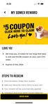 $5 off Next Order (for Loyalty App Users) @ Guzman Y Gomez