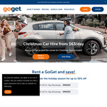 20% off 2-Day Car Rental, 30% off 3 & More Days Car Rental @ GoGet CarShare