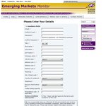 Free Postal Mail and PDF Subscription to 'Emerging Markets Monitor'
