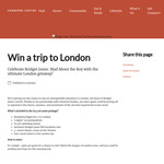 Win a 5-Night Trip for 2 to London Worth $13,530 from QCIP Pty Ltd