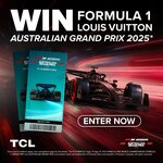 Win 1 of 3 Double Passes to The Formula 1 Louis Vuitton Australian Grand Prix 2025 from TCL [No Travel]