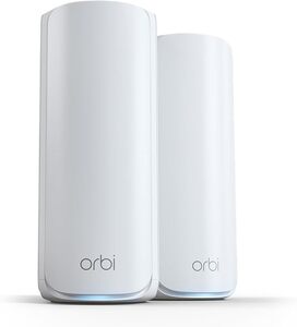 NetGear Orbi RBE772 BE11000 Tri-Band Mesh Wi-Fi 7 Router System (2-Pack, White) $842.45 Delivered @ Amazon AU