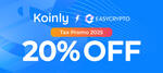 20% off Crypto Tax Reports @ Koinly