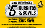 [WA] $5 Burritos & Bowls @ Guzman y Gomez (Mirrabooka)