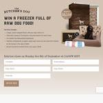 Win a Custom-Wrapped Freezer Filled with Raw Dog Food & Air-Dried Treats + More from The Butchers Dog [NSW/VIC/QLD]