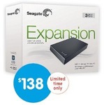 Seagate 3TB Expansion 3.5" Desktop HDD $138 @ BigW. 7th March