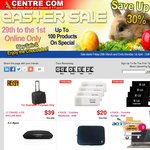 Centre Com Easter Sale - up to 30% off
