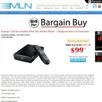 Iomega 1TB ScreenPlay Plus HD Media Player $99.55 Pick up or $108.55 Delivered @ MLN