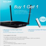 TP-LINK TL-WDR3600 ($78 + Shipping @ MSY) Buy 1 Get 1 USB Adapter Free (TL-WDN3200)
