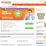 50% off Amaysim Mobile Unlimited Calls, texts & 4Gb Data for first month Ends 30th August