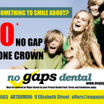 $0 on Crowns & Bridges with NO GAP FEE! (Must have health insurance w/ Major Dental Cover) [NSW]