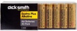 Buy 1 Get 1 Free Dick Smith AA Alkaline Battery 40 Pack $26.98 DSE Starts Tomorrow