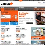 Jetstar Friday Frenzy $9 Flights Syd to Gold Coast & Adelaide to Auckland $99 + More (4 - 8pm)