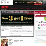 Hoyts Rewards: See 3 Get 1 Free Offer