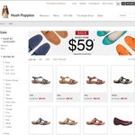 Hush Puppies End of Year Sale -  Mens from $49.95, Womens from $49, Free Delivery and Returns