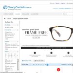 First Frame from ClearlyContacts.com.au Free Just Pay Shipping 