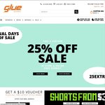 Take A Further 25% OFF SALE at Glue Both Online and Instore