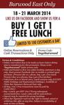 China Bar Burwood - Buy 1 Get 1 Free Lunch (VIC)
