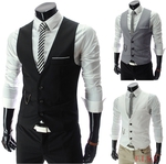 Men's Leisure Suit Vest US $16.93 Free Shipping 24 Hours Only @ Aliexpress