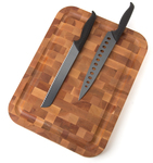 Catskill End Grain Reversible Chopping Board & 2x Bodum Bistro Knives P of Kensington $25 +Del