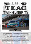 Win a 55" TEAC LET5596FHD Twin Tuner TV from Ford Performance Racing