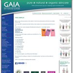 Gaia Skin Products - Free Samples (Send Stamped Envelope)