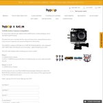 Win 1 of 5 SJ4000 1080P, 12MP HD Wide-Angled Lens Action Cameras from Hypop