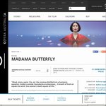 $1.50 to See Madama Butterfly at The Opera House (Students Only) - Tickets on Sale 25/2 9am