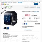 Samsung Galaxy Gear S Smart Watch $359 Delivered Australia Wide - eBay Group Deal Via Samsung Au