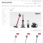 Save 20% on All Dyson Cordless Hand Sticks at David Jones Online
