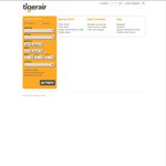 Tiger Airlines Melbourne to Perth $99 on 30/09/15 (4.05pm) 1/10/15 (10.45pm) 
