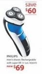 Philips Men's Shaver $69 at Myer, RRP $129