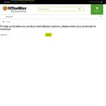 Premium OfficeMax Whiteboard 450x600mm $39 (Was $88) + Post ($5.50 Metro) @ OfficeMax
