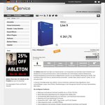 25% off Ableton Live 9 / Suite / Upgrade Licences at Bestservice.de