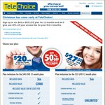 TeleChoice Selected 12 Months Plan 50% off for First 4 Months