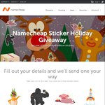 Namecheap.com Sticker Holiday Giveaway