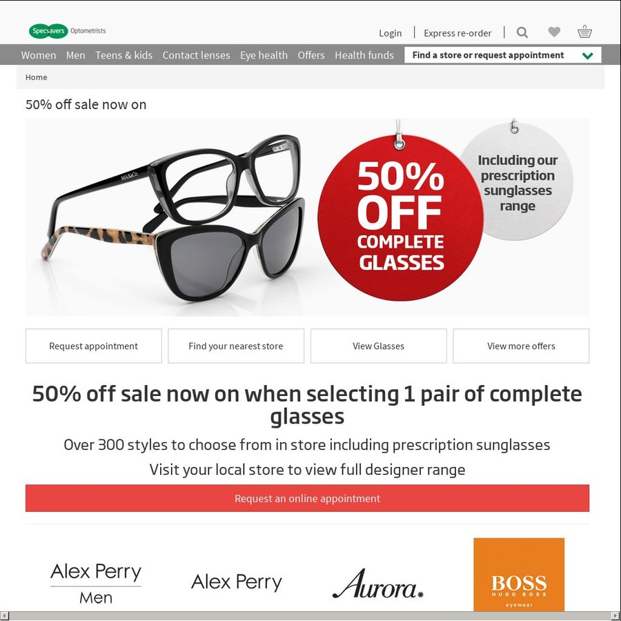 specsavers 50 off sunglasses