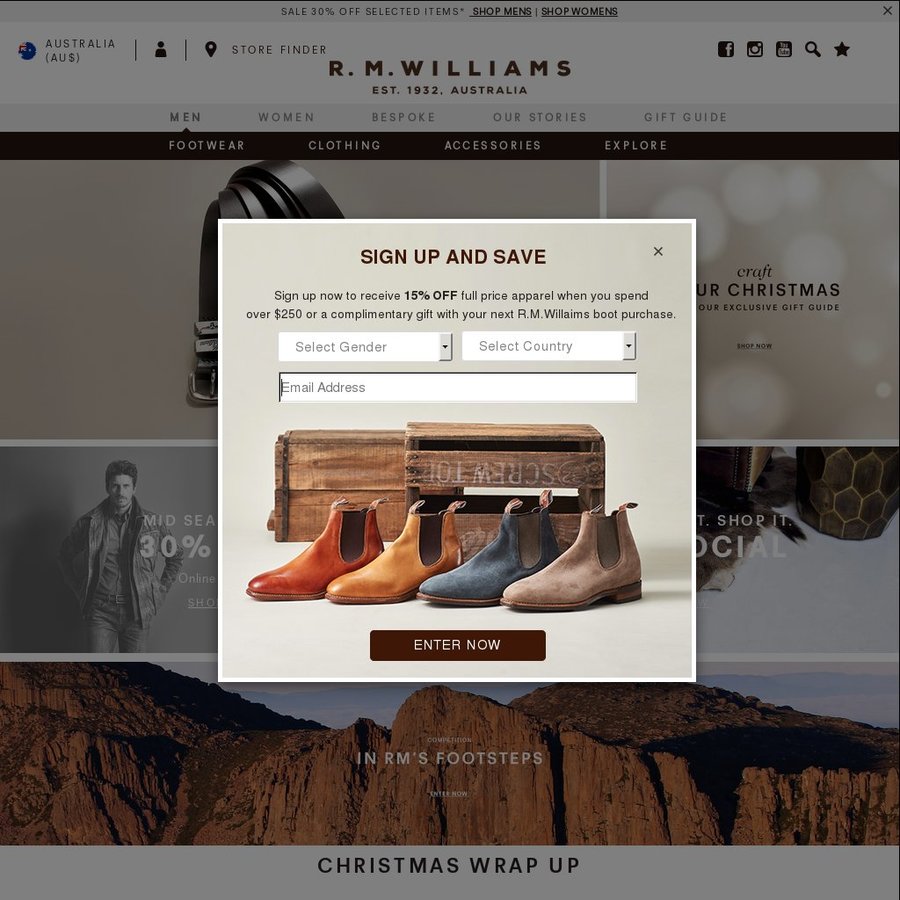 rm williams website