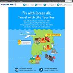 10% off Korean Air Tickets to Korea + Free City Tour Bus Ticket