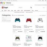 Xbox One S Controller Black/White - $58 Click & Collect or Green/Red/Ocean Shadow/Winter Forces - $65 Delivered @ Target eBay