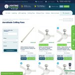 Breeze 3 Blade Ceiling Fan Range from $69.00 (Save $20 - $25 Each) + Shipping (Free for Orders over $99) @ Lighting Illusions