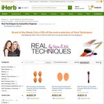 iHerb Real Techniques 10% off, Plus Shipping